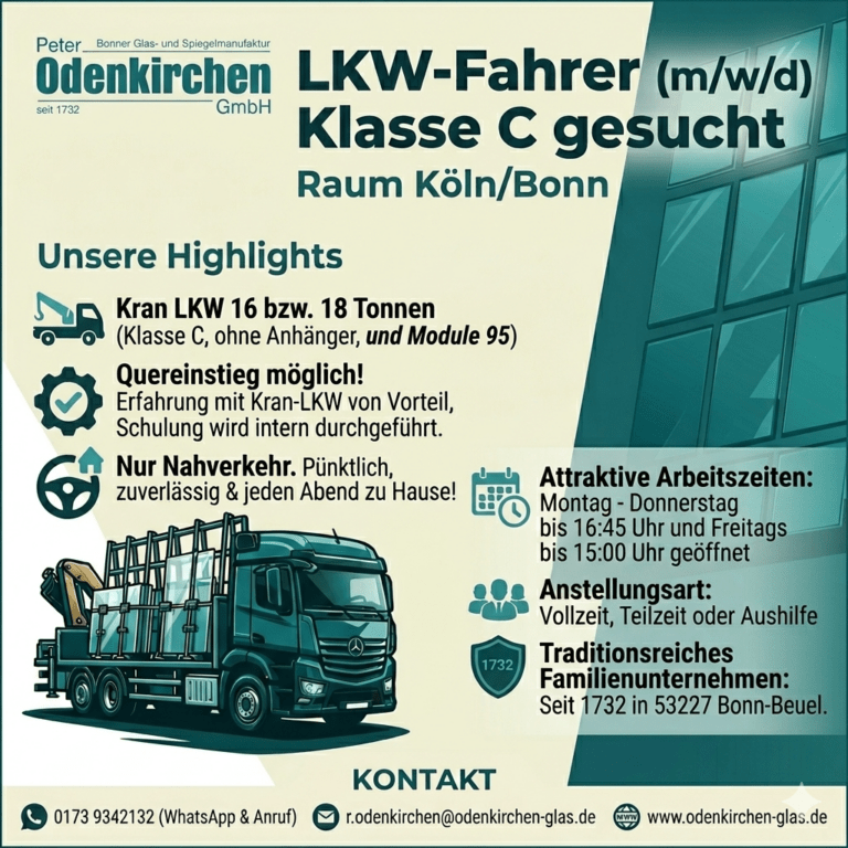 LKW FAHRER GESUCHT